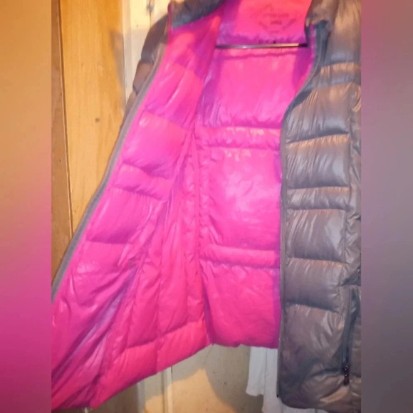 peace love chill Lightweight Packable Puffer Down Jacket M - Picture 2 of 6